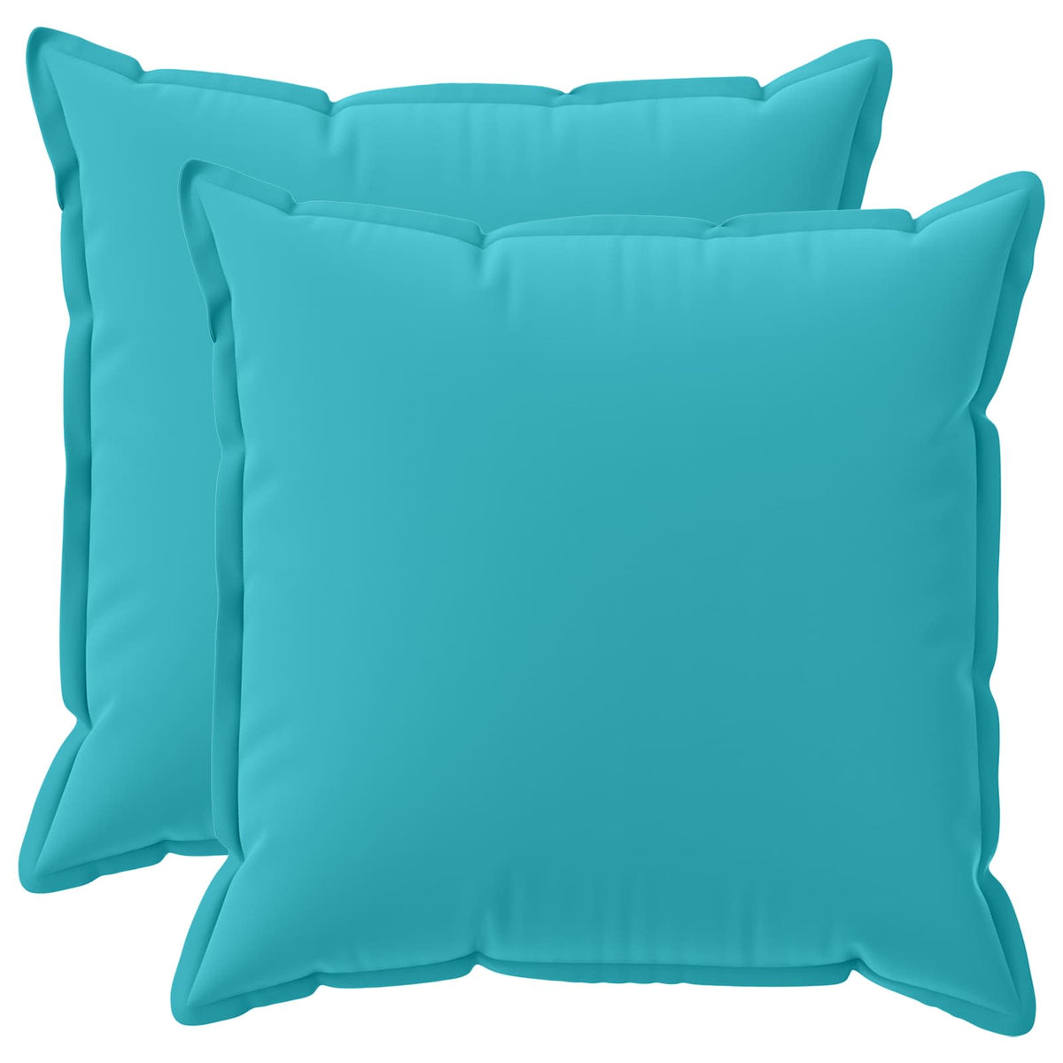 Kussensloop 2 st HOUTEN Turquoise 70 x 70 cm Polyester is nu te koop bij PeponiXL, paradijselijk wonen!