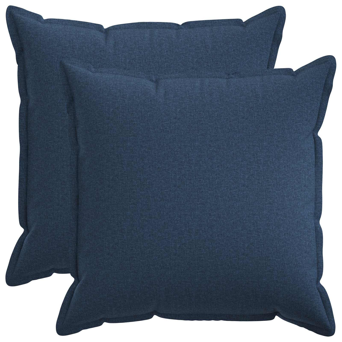 Kussensloop 2 pcs HOUTEN Blauw 80 x 80 cm Faux Linnen is nu te koop bij PeponiXL, paradijselijk wonen!