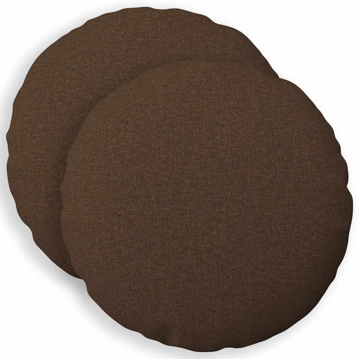 Kussensloop 2 st HEERLEN Bruin Ø 30 cm Stof is nu te koop bij PeponiXL, paradijselijk wonen!