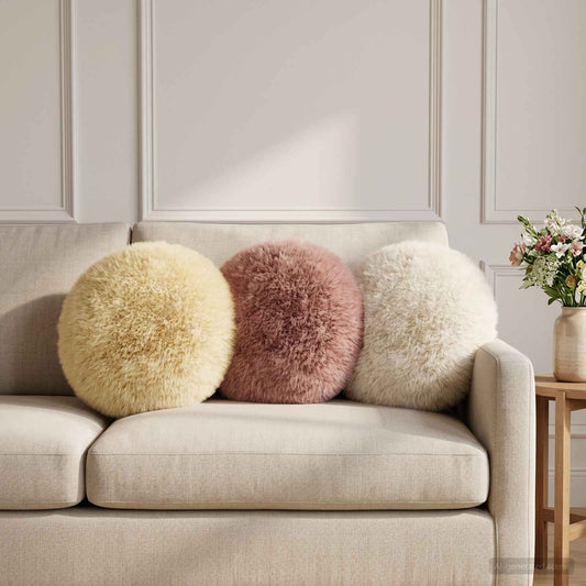 Kussen met kussen HEERLEN 2 st Wit PV Fleece is nu te koop bij PeponiXL, paradijselijk wonen!