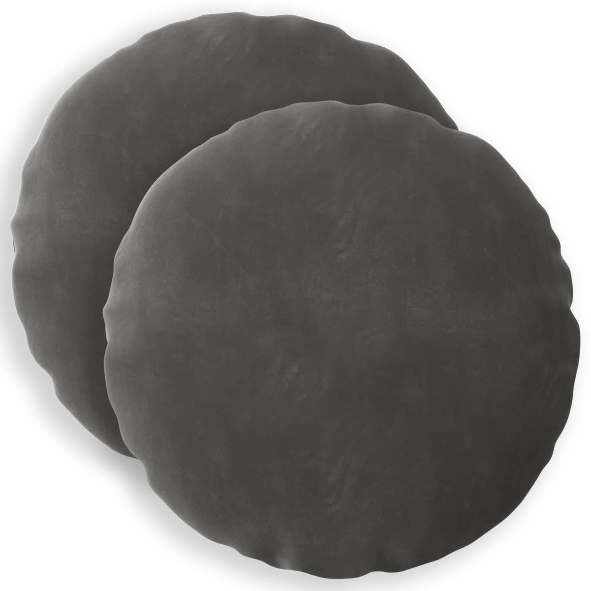 Kussensloop 2 pcs HEERLEN Donkergrijs Ø 40 cm Fluweel is nu te koop bij PeponiXL, paradijselijk wonen!