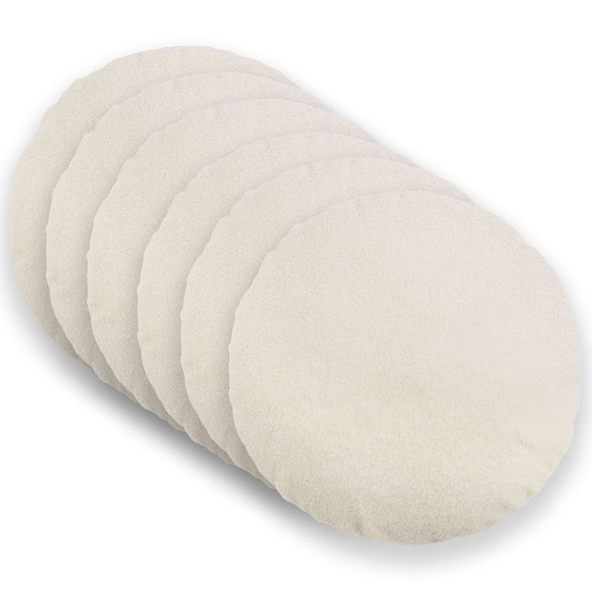Kussensloop 6 pcs HEERLEN Crèmekleurig Ø 40 cm Bouclé is nu te koop bij PeponiXL, paradijselijk wonen!