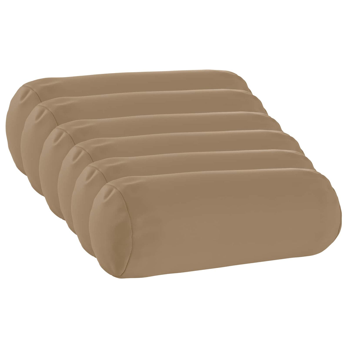 Kussensloop 6 st HEERLEN Taupe Ø 15 x 40 cm Polyester is nu te koop bij PeponiXL, paradijselijk wonen!