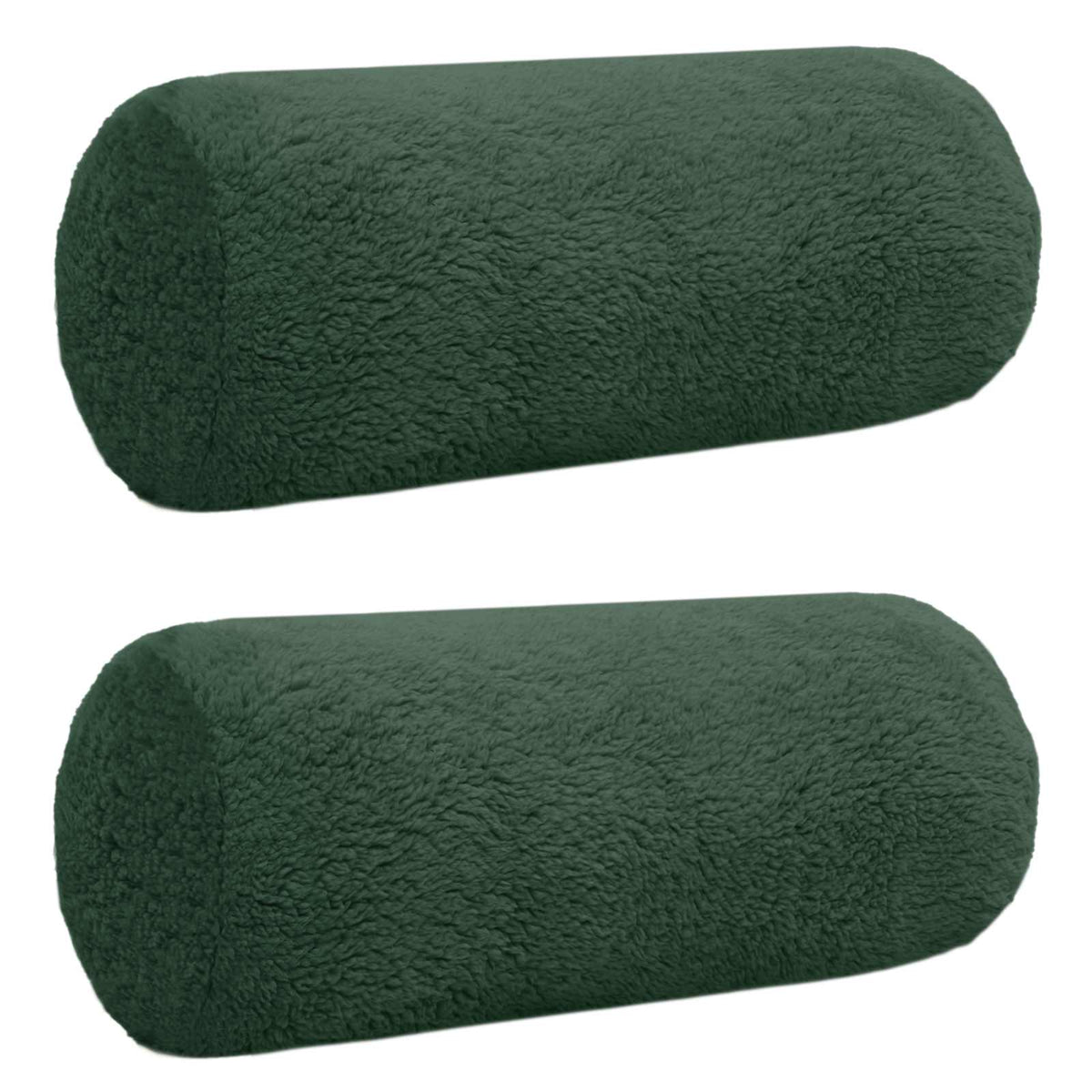 Kussensloop 2 pcs HEERLEN Donkergroen Ø 15 x 40 cm Bouclé is nu te koop bij PeponiXL, paradijselijk wonen!