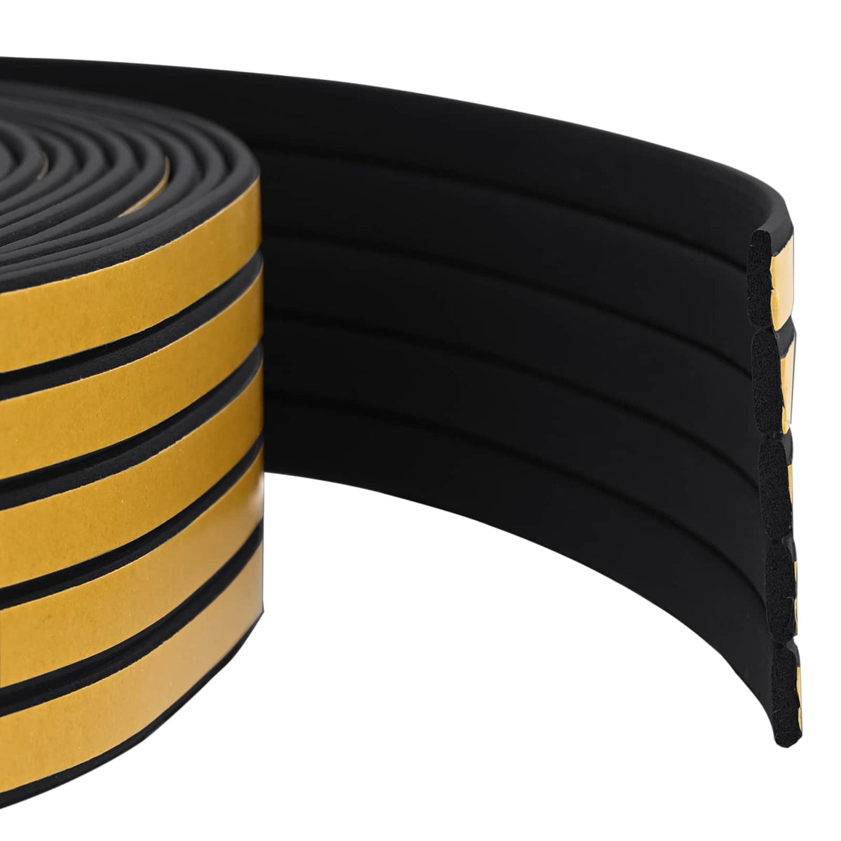 Zelfklevende raamafdichting Zwart 8 x 2 mm 25 m EPDM-schuim is nu te koop bij PeponiXL, paradijselijk wonen!