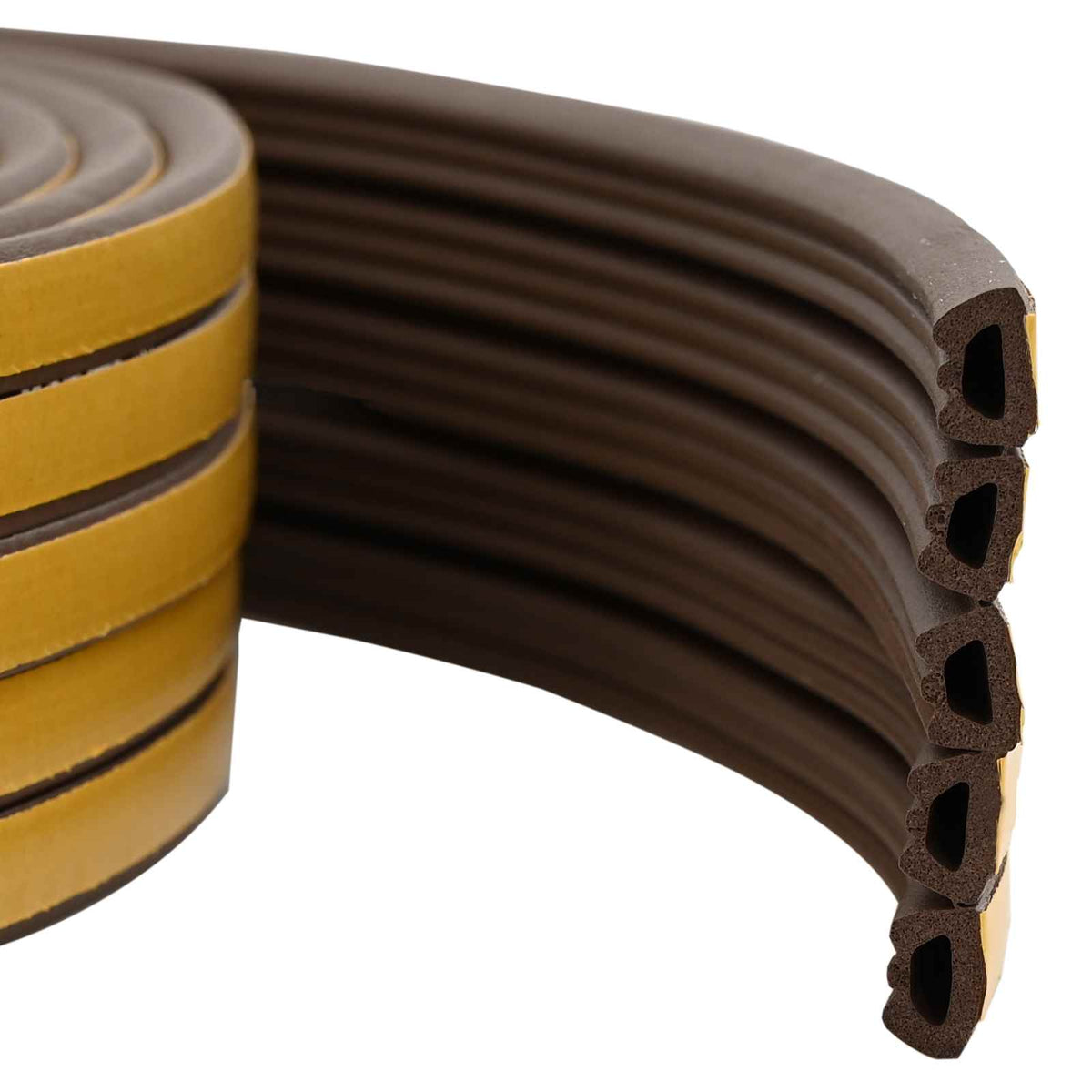 Zelfklevende raamafdichting Bruin 10 x 6 mm 50 m EPDM-schuim is nu te koop bij PeponiXL, paradijselijk wonen!