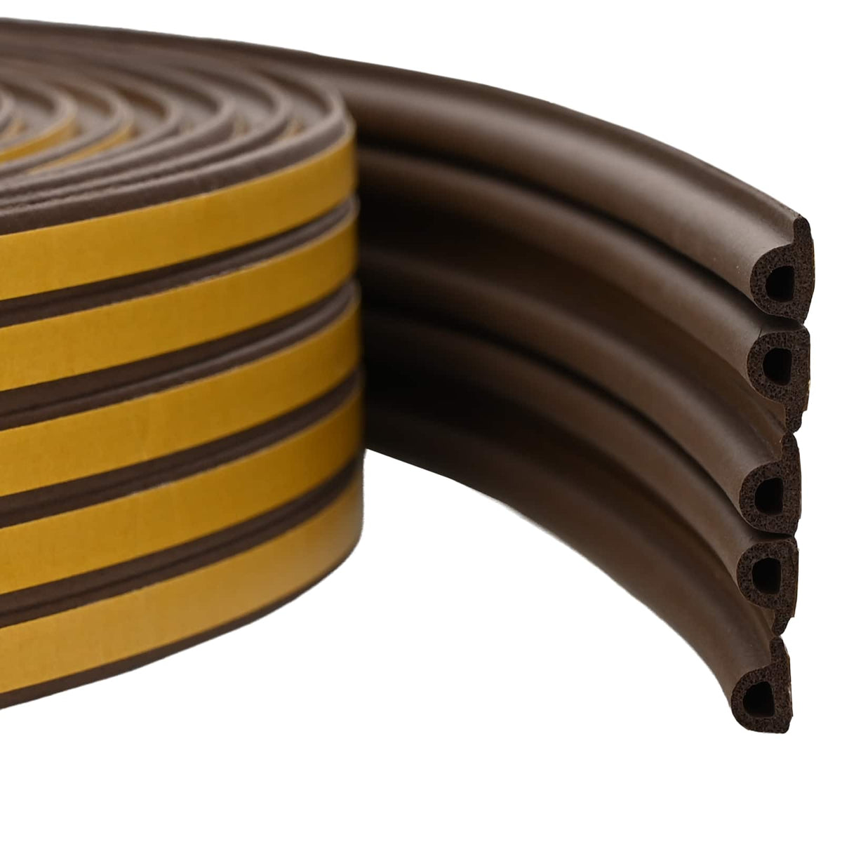 Zelfklevende raamafdichting Bruin 9 x 6 mm 25 m EPDM-schuim is nu te koop bij PeponiXL, paradijselijk wonen!