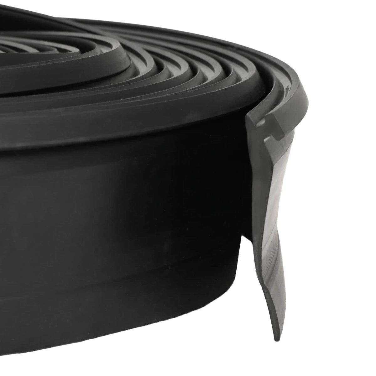 Garage Deurafsluiting Zwart 52 x 2 mm 2,5 m PVC is nu te koop bij PeponiXL, paradijselijk wonen!
