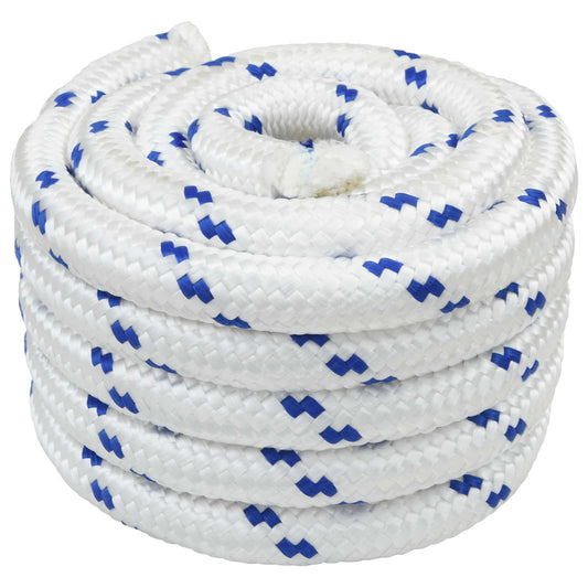 Boottouw 6 mm 5 m Wit en Blauw is nu te koop bij PeponiXL, paradijselijk wonen!
