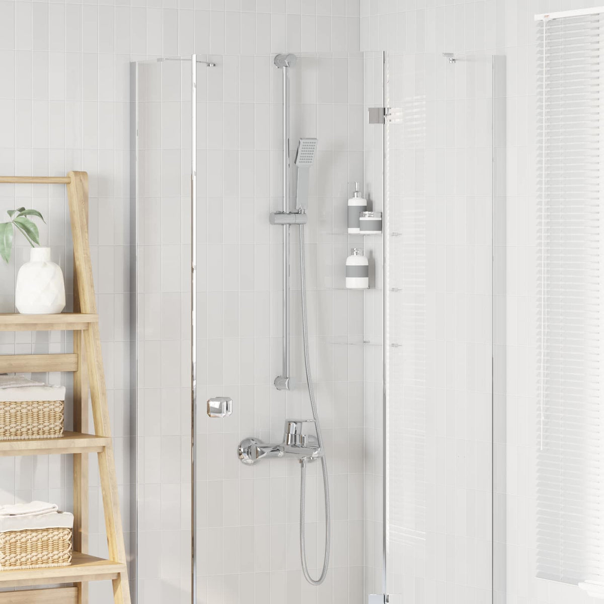 Doucheset Chroom 150 cm Roestvrij staal is nu te koop bij PeponiXL, paradijselijk wonen!