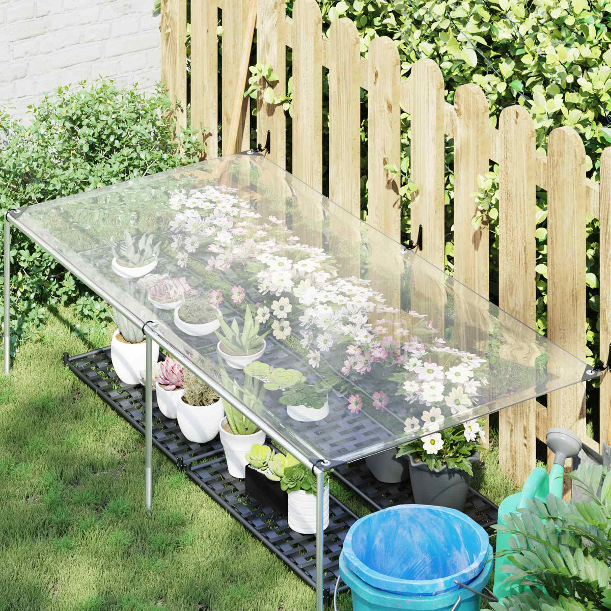 Plantenhoes Doorzichtig 2,5 x 1 m PE is nu te koop bij PeponiXL, paradijselijk wonen!