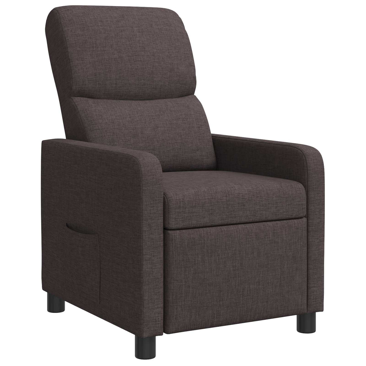 Relaxfauteuil Donkerbruin Stof is nu te koop bij PeponiXL, paradijselijk wonen!