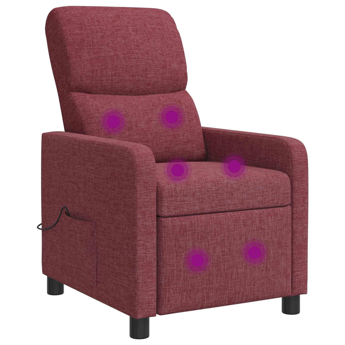 Relaxfauteuil Wijnrood Stof is nu te koop bij PeponiXL, paradijselijk wonen!
