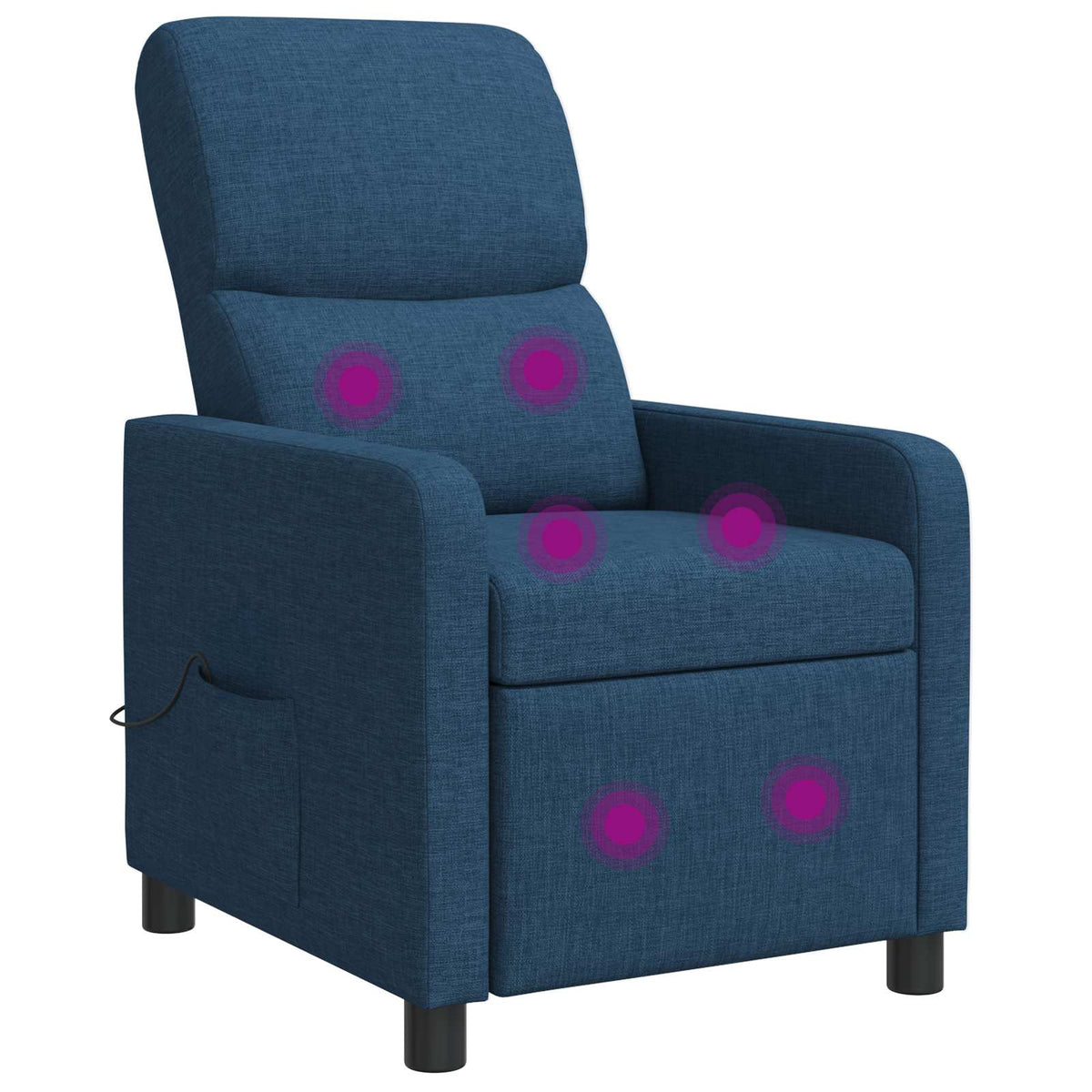 Relaxfauteuil Blauw Stof is nu te koop bij PeponiXL, paradijselijk wonen!