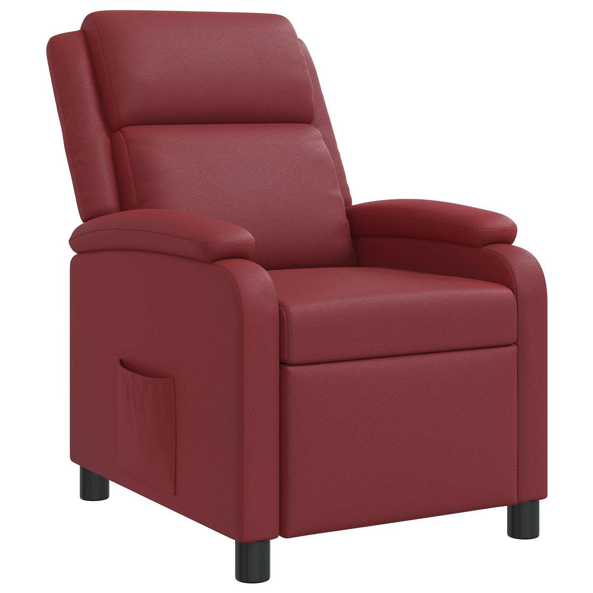 Relaxfauteuil Wijnrood Kunstleer is nu te koop bij PeponiXL, paradijselijk wonen!