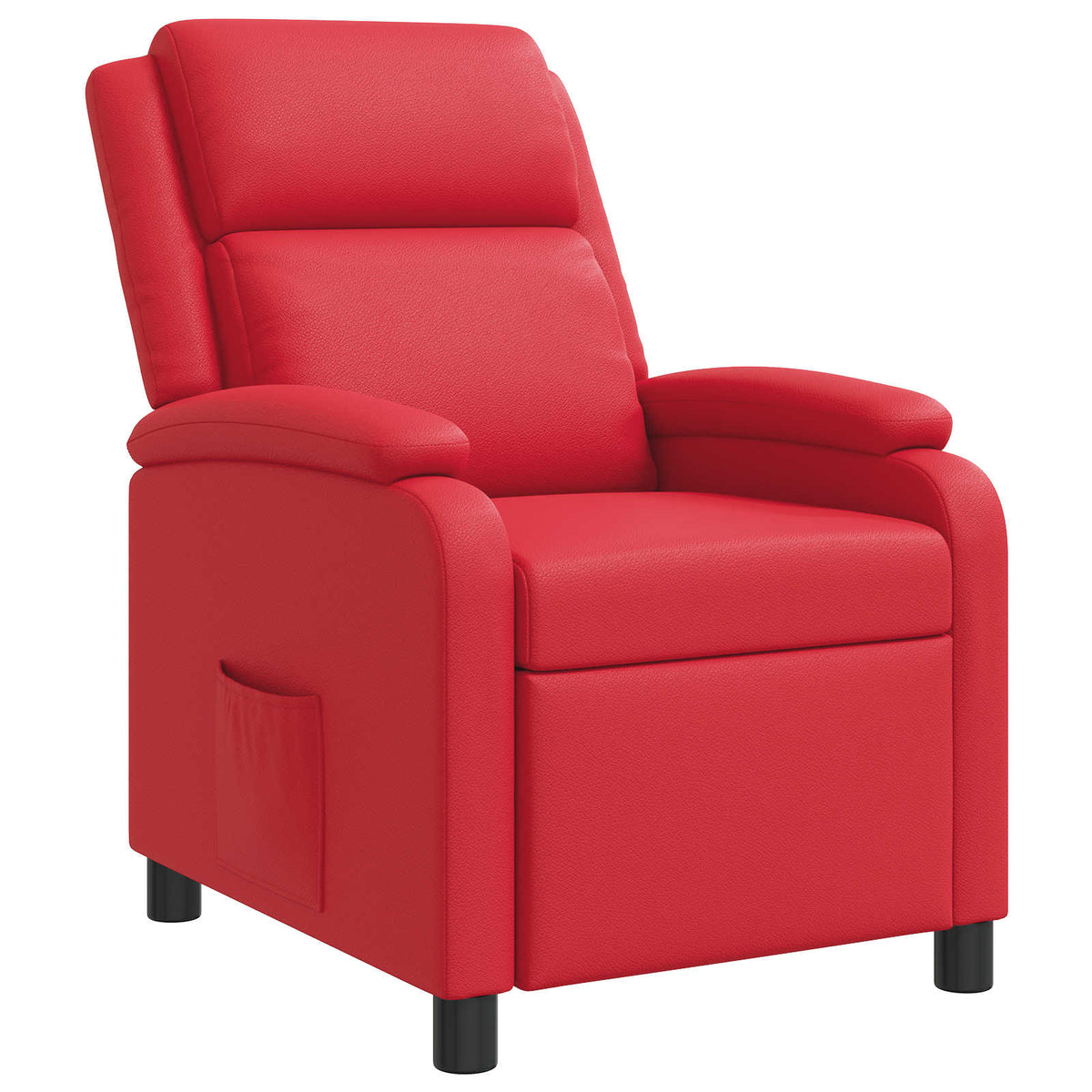 Relaxfauteuil Rood Kunstleer is nu te koop bij PeponiXL, paradijselijk wonen!