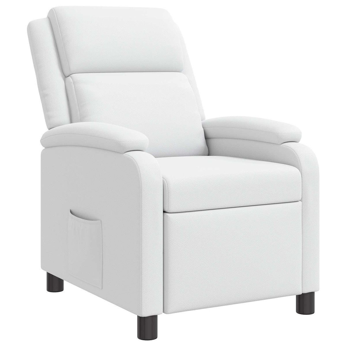 Relaxfauteuil Wit Kunstleer is nu te koop bij PeponiXL, paradijselijk wonen!