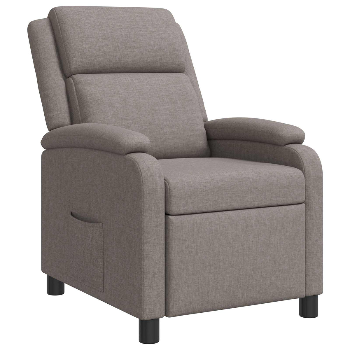 Relaxfauteuil Taupe Stof is nu te koop bij PeponiXL, paradijselijk wonen!