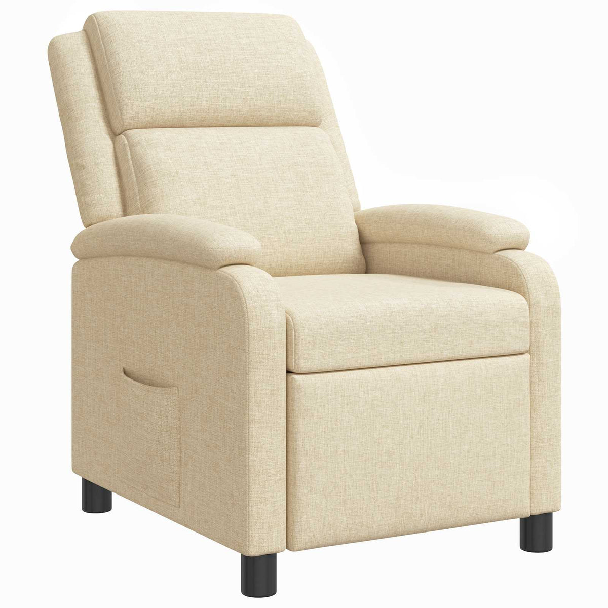 Relaxfauteuil Crèmekleurig Stof is nu te koop bij PeponiXL, paradijselijk wonen!