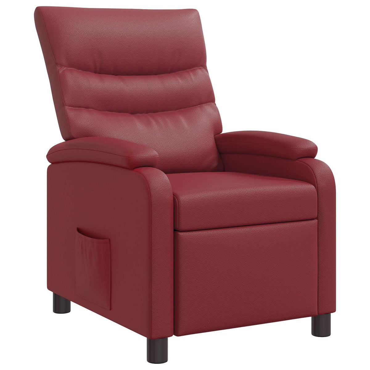Relaxfauteuil Wijnrood Kunstleer is nu te koop bij PeponiXL, paradijselijk wonen!