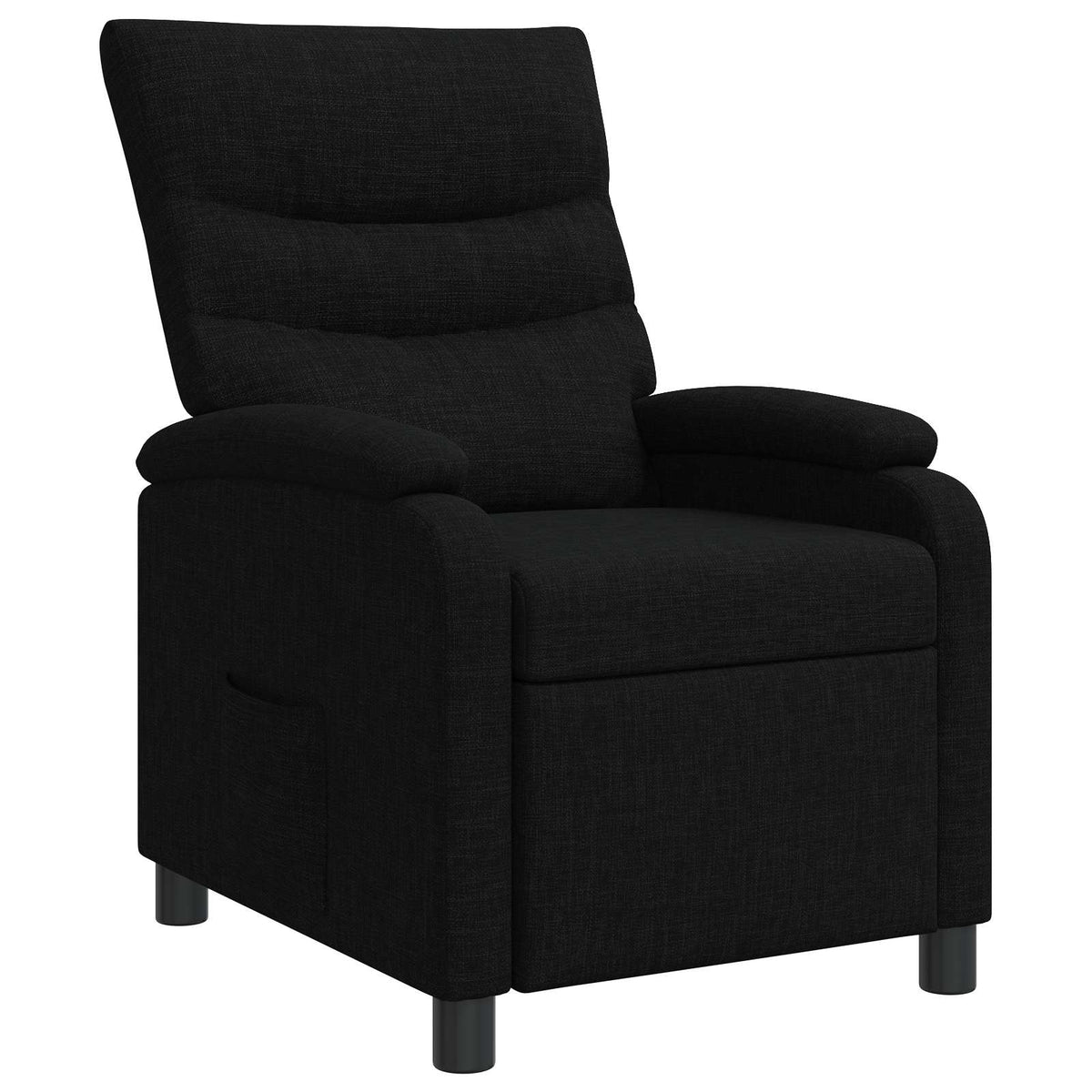 Relaxfauteuil Zwart Stof is nu te koop bij PeponiXL, paradijselijk wonen!