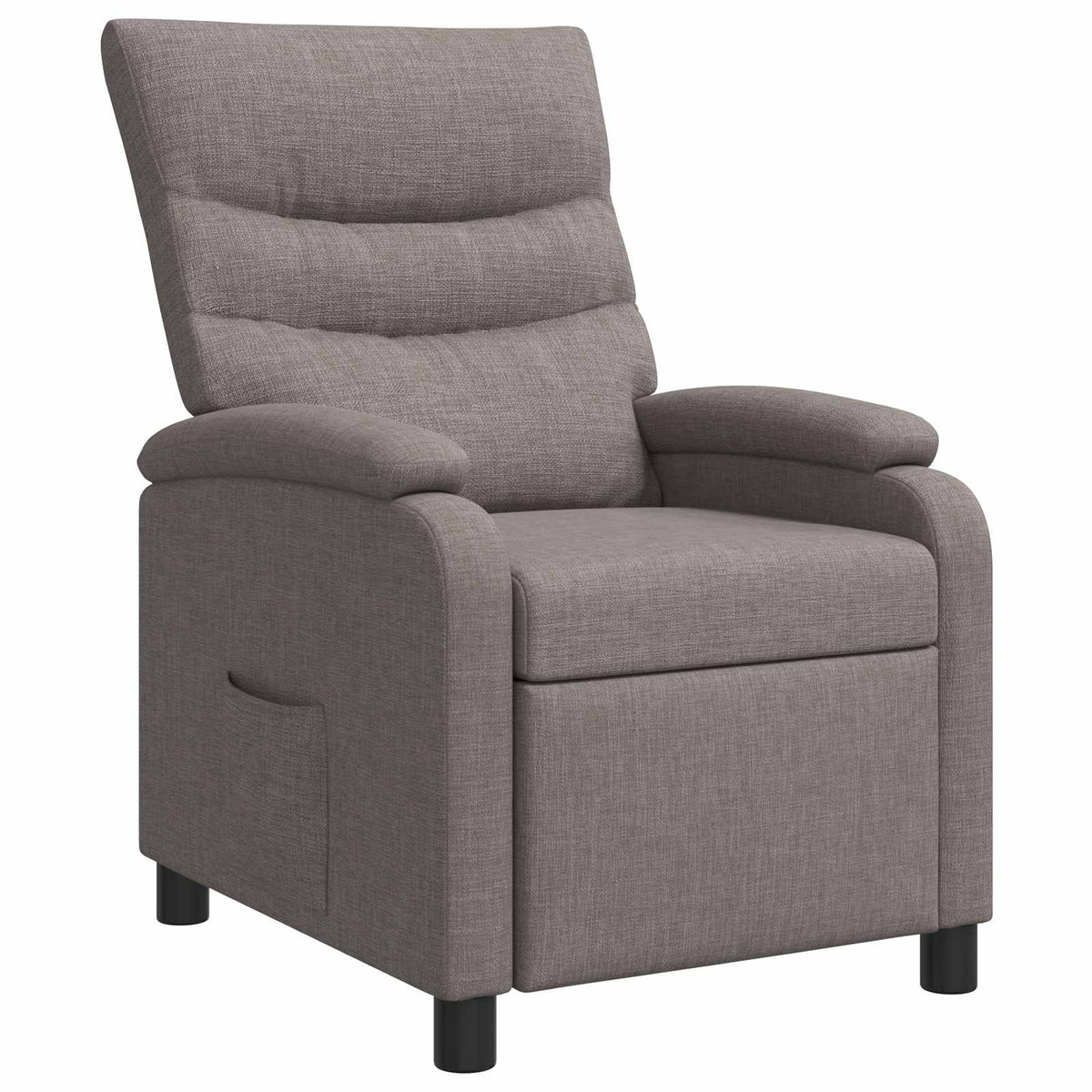 Relaxfauteuil Taupe Stof is nu te koop bij PeponiXL, paradijselijk wonen!