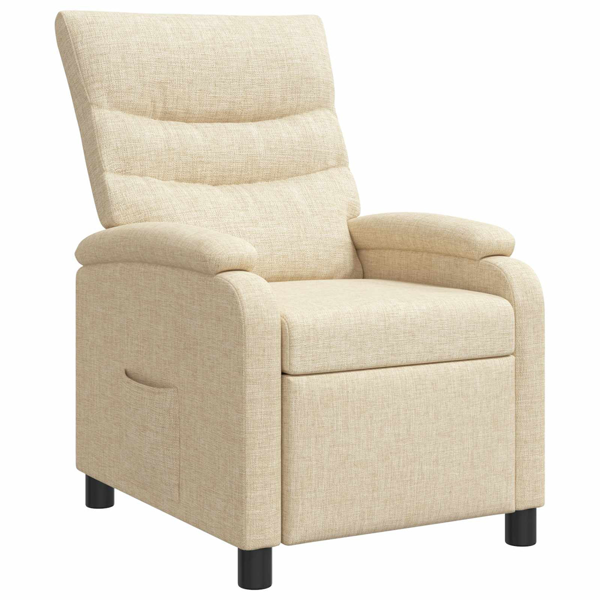 Relaxfauteuil Crèmekleurig Stof is nu te koop bij PeponiXL, paradijselijk wonen!