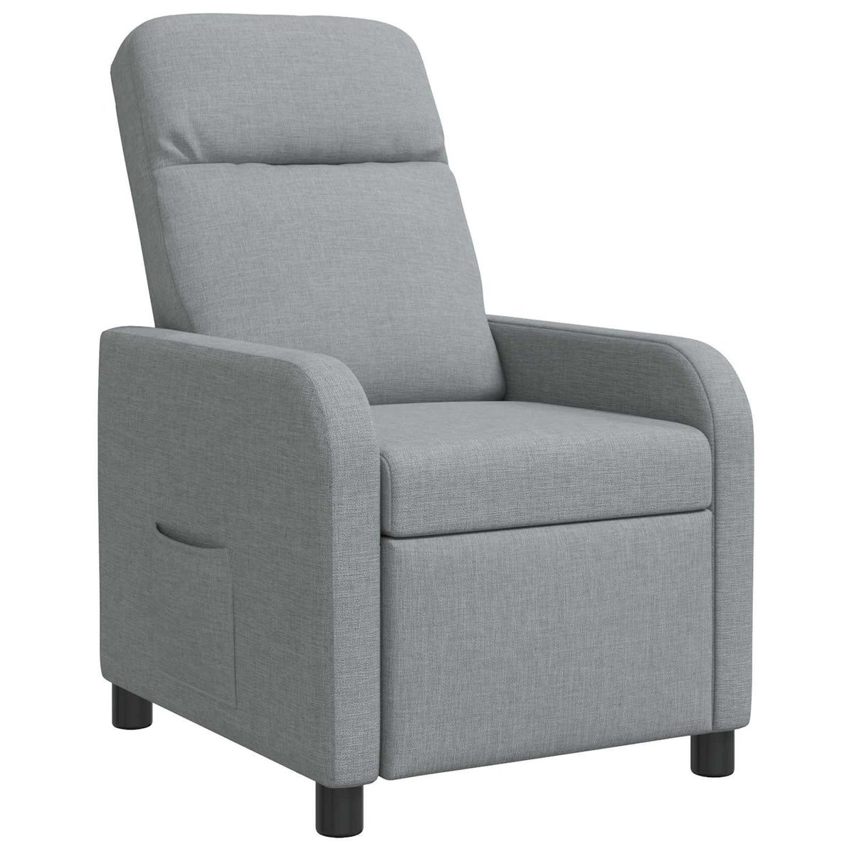 Relaxfauteuil Lichtgrijs Stof is nu te koop bij PeponiXL, paradijselijk wonen!