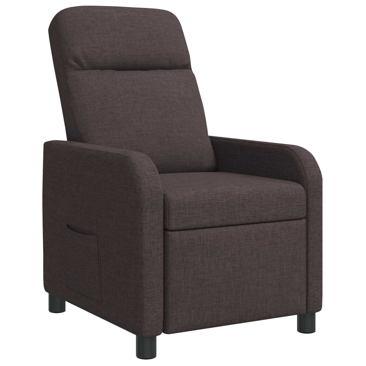 Relaxfauteuil Donkerbruin Stof is nu te koop bij PeponiXL, paradijselijk wonen!