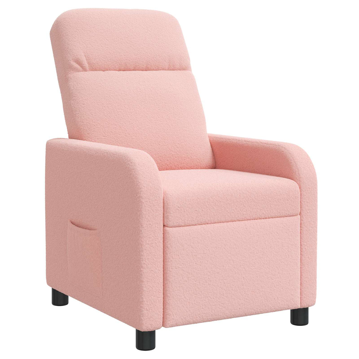 Relaxfauteuil Roze Bouclé is nu te koop bij PeponiXL, paradijselijk wonen!
