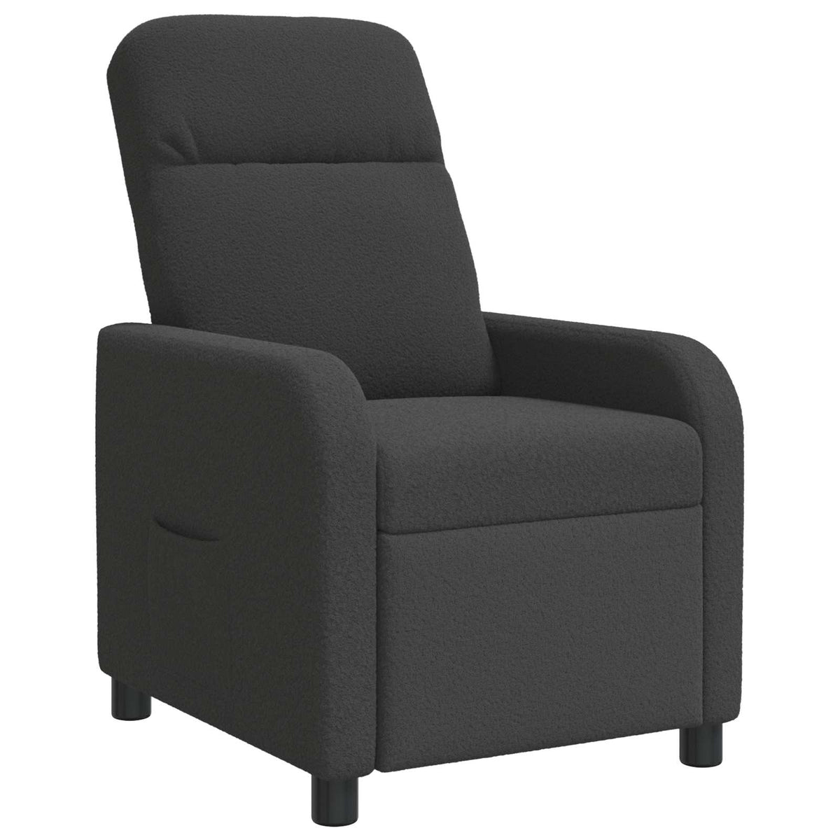 Relaxfauteuil Donkergrijs Bouclé is nu te koop bij PeponiXL, paradijselijk wonen!