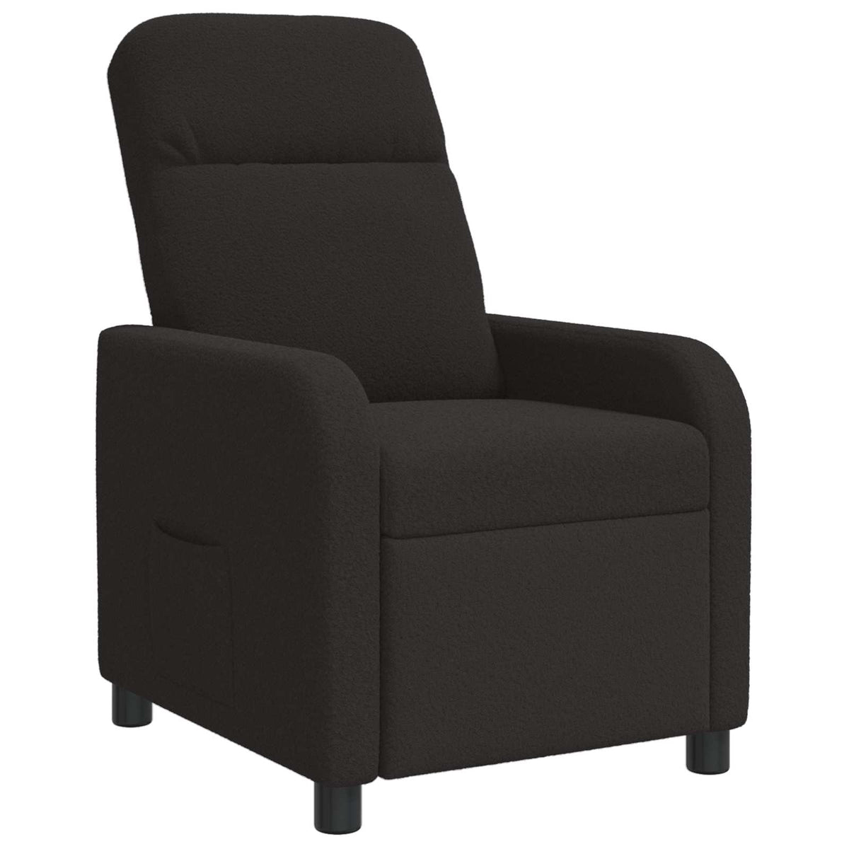 Relaxfauteuil Zwart Bouclé is nu te koop bij PeponiXL, paradijselijk wonen!