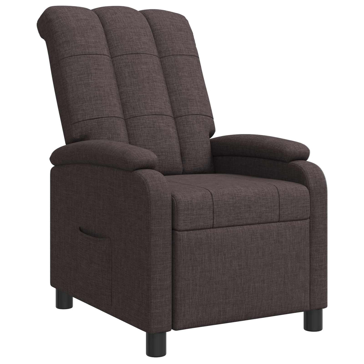 Relaxfauteuil Donkerbruin Stof is nu te koop bij PeponiXL, paradijselijk wonen!