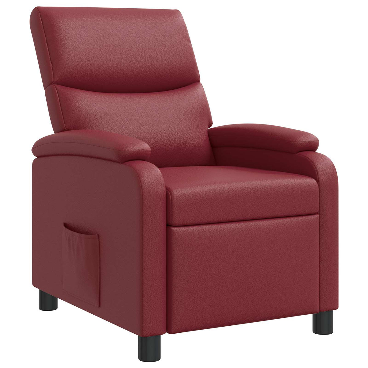Relaxfauteuil Wijnrood Kunstleer is nu te koop bij PeponiXL, paradijselijk wonen!