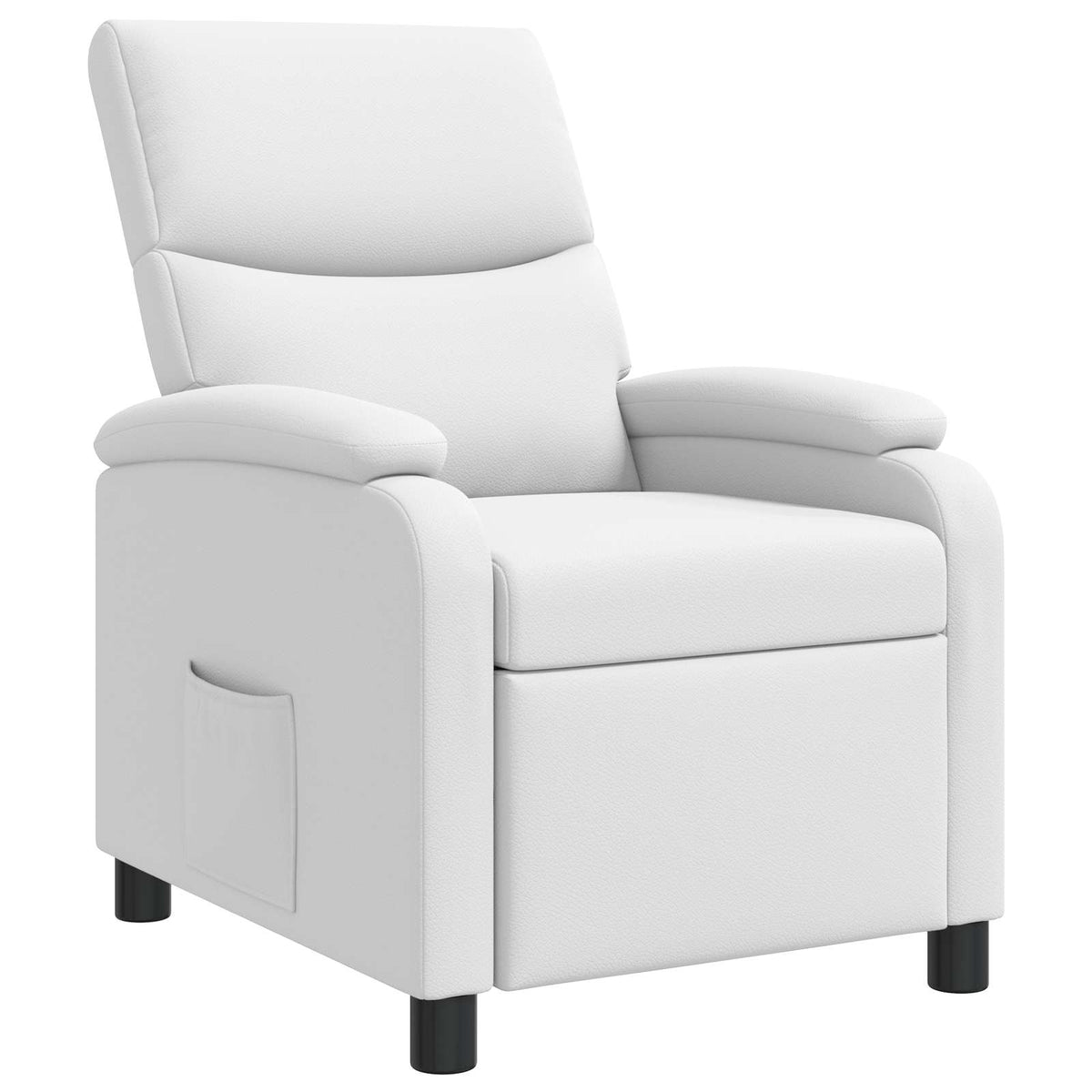 Relaxfauteuil Wit Kunstleer is nu te koop bij PeponiXL, paradijselijk wonen!