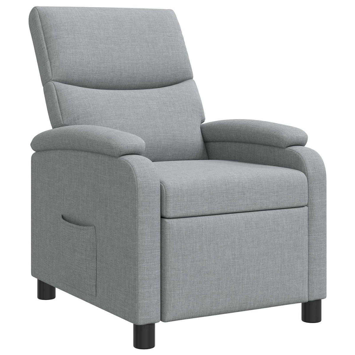 Relaxfauteuil Lichtgrijs Stof is nu te koop bij PeponiXL, paradijselijk wonen!