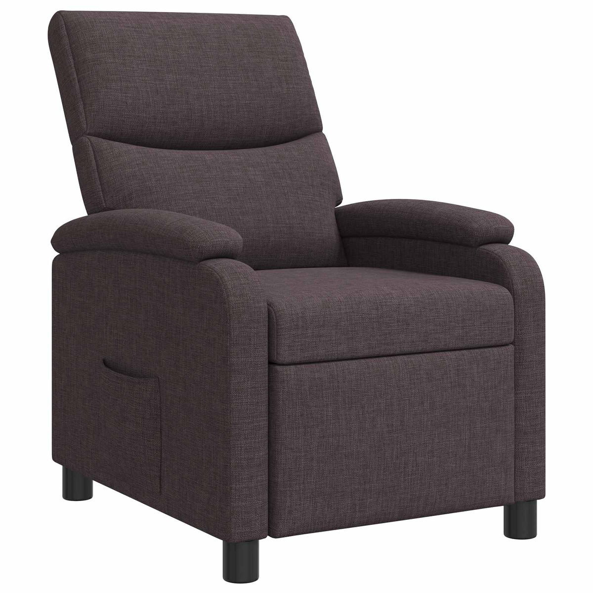 Relaxfauteuil Donkerbruin Stof is nu te koop bij PeponiXL, paradijselijk wonen!