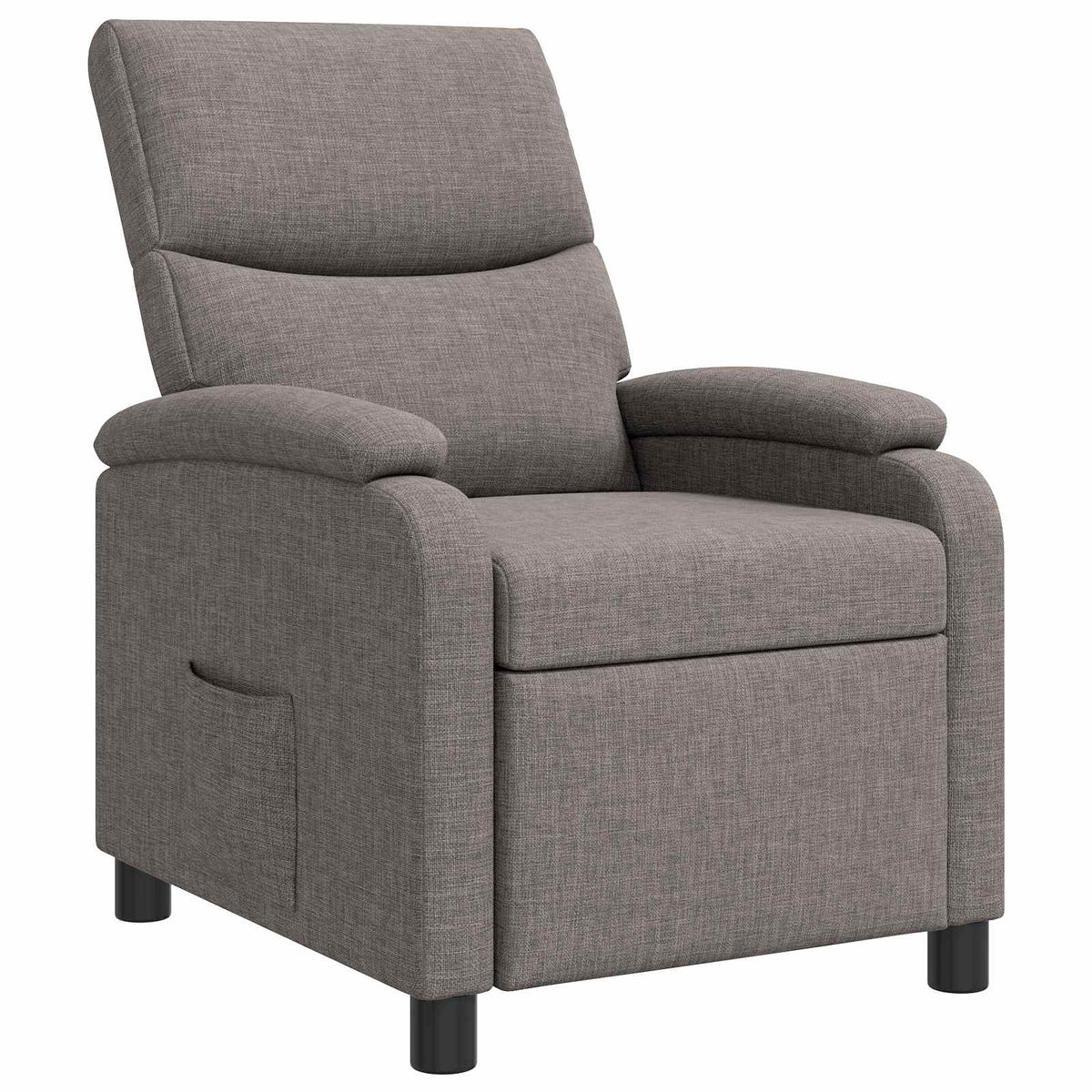 Relaxfauteuil Taupe Stof is nu te koop bij PeponiXL, paradijselijk wonen!