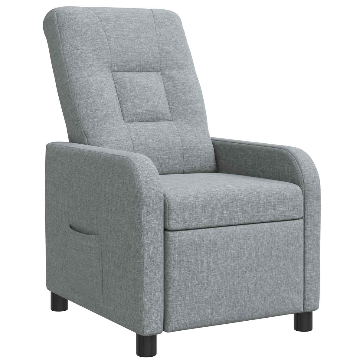 Relaxfauteuil Lichtgrijs Stof is nu te koop bij PeponiXL, paradijselijk wonen!