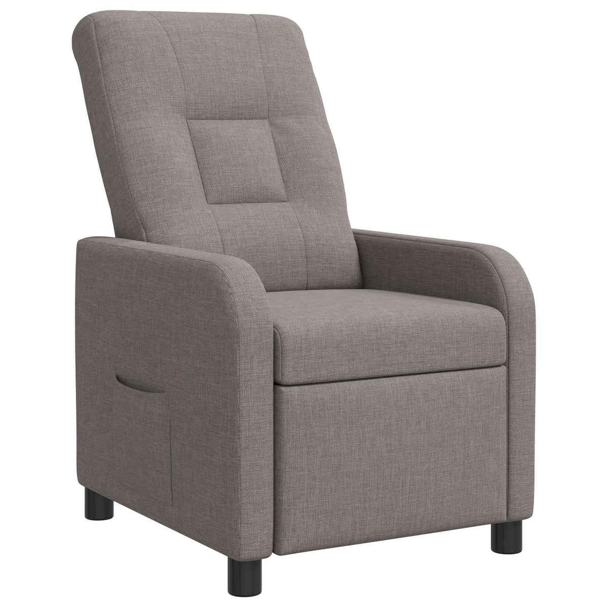Relaxfauteuil Taupe Stof is nu te koop bij PeponiXL, paradijselijk wonen!