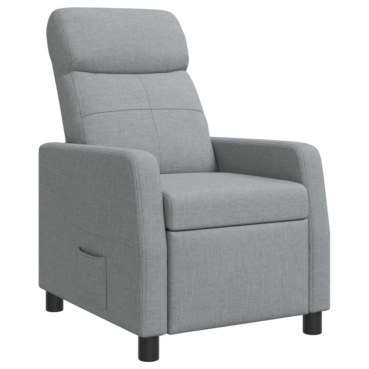 Relaxfauteuil Lichtgrijs Stof is nu te koop bij PeponiXL, paradijselijk wonen!