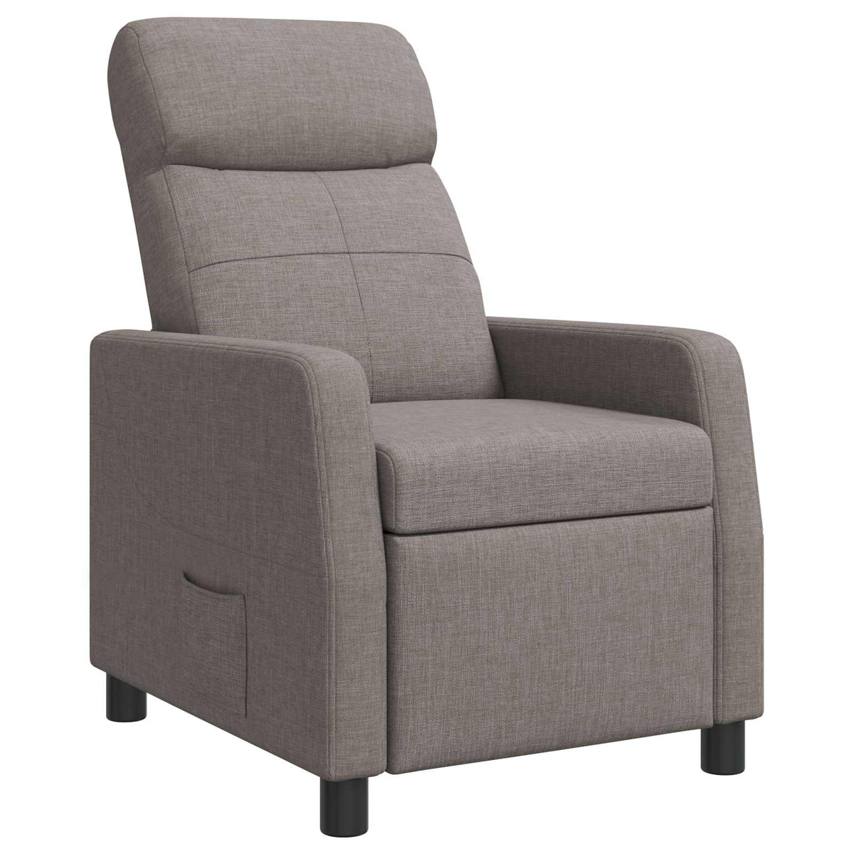 Relaxfauteuil Taupe Stof is nu te koop bij PeponiXL, paradijselijk wonen!