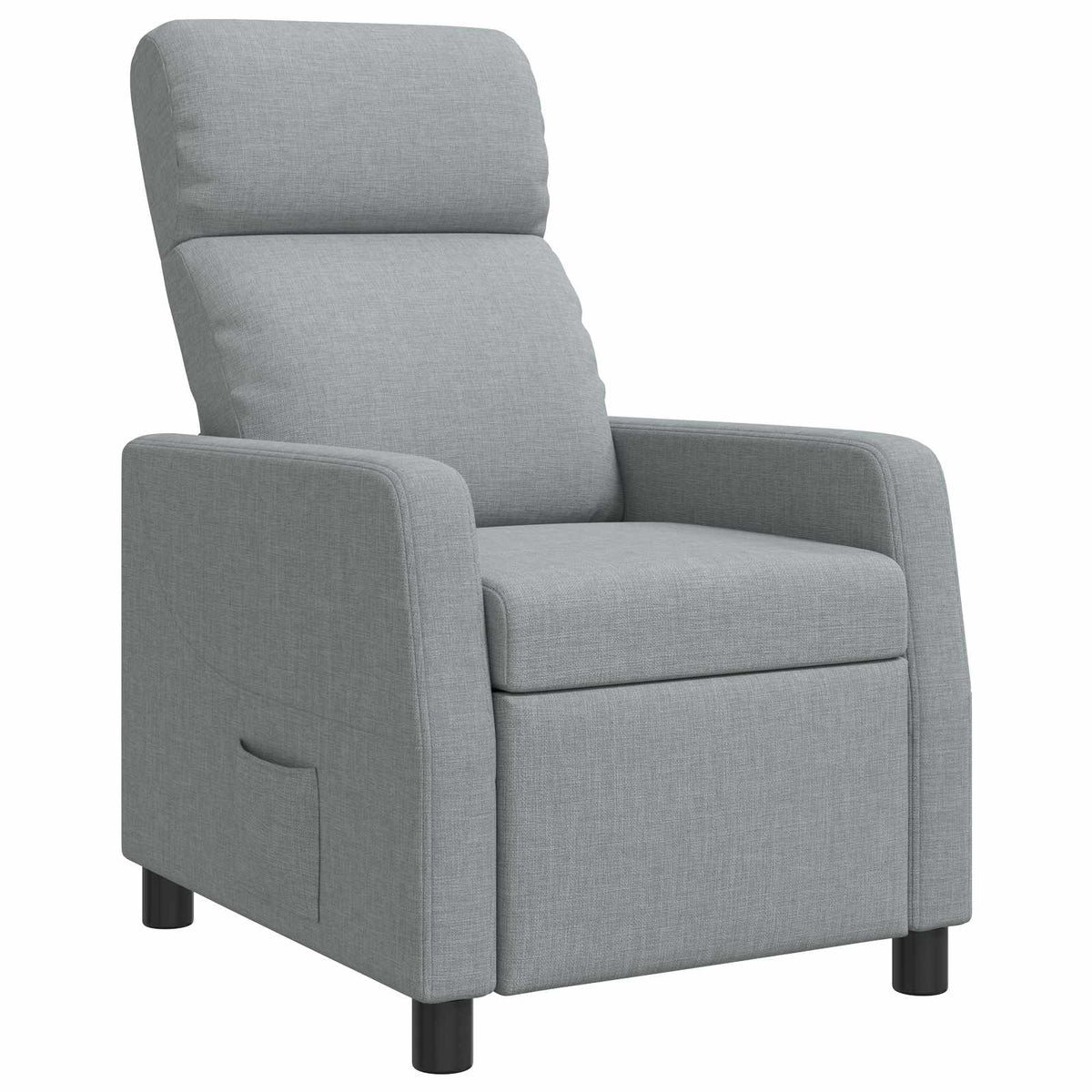Relaxfauteuil Lichtgrijs Stof is nu te koop bij PeponiXL, paradijselijk wonen!