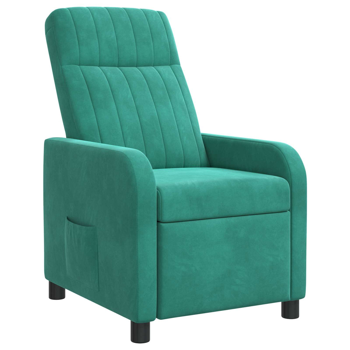 Relaxfauteuil Turquoise fluweel is nu te koop bij PeponiXL, paradijselijk wonen!