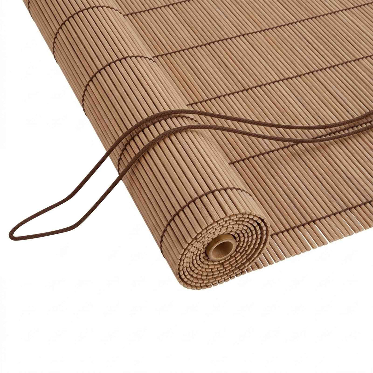 Rolgordijn Bruin 40 x 220 cm Bamboe is nu te koop bij PeponiXL, paradijselijk wonen!