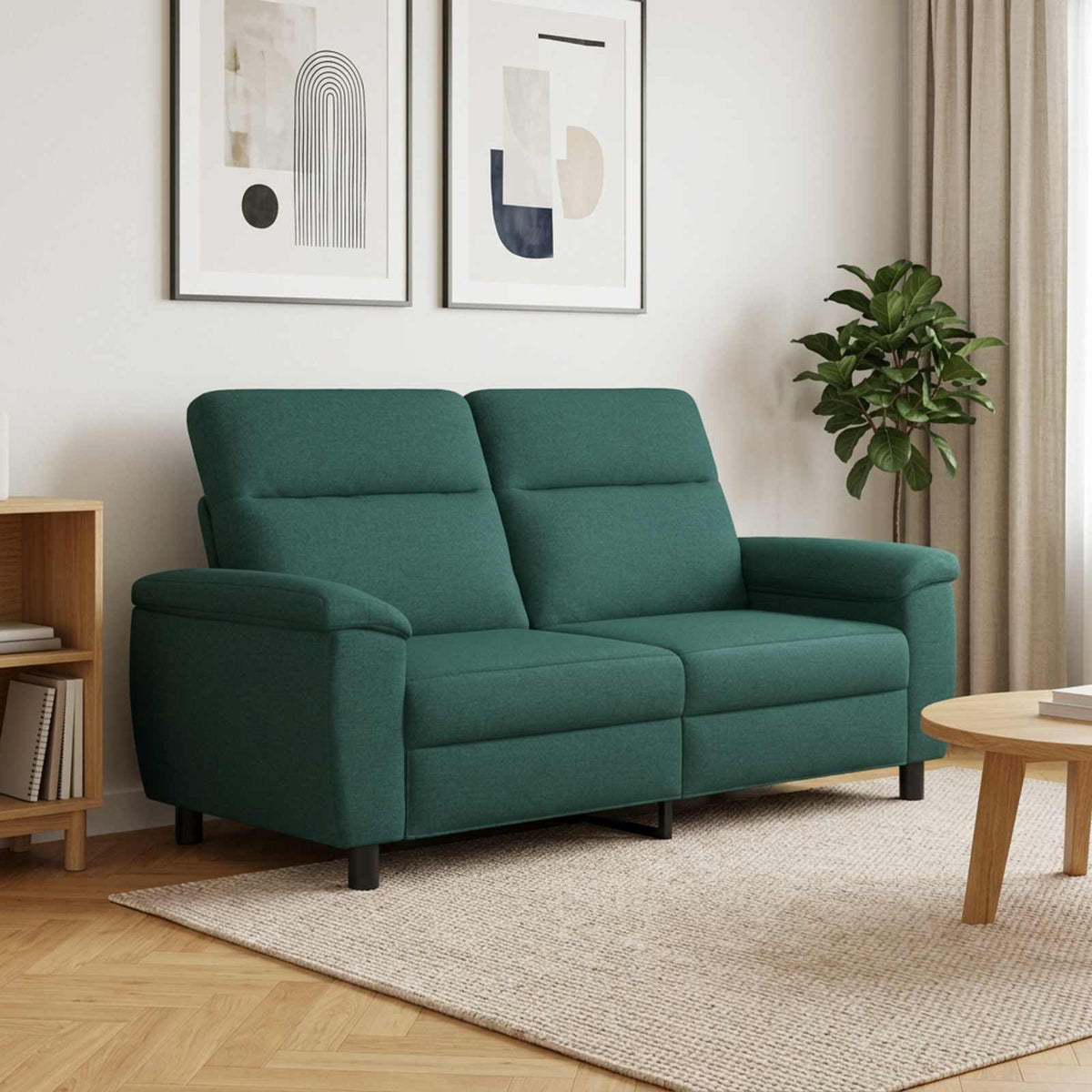 Bank Donkergroen 178 x 90 x 95 cm Stof is nu te koop bij PeponiXL, paradijselijk wonen!