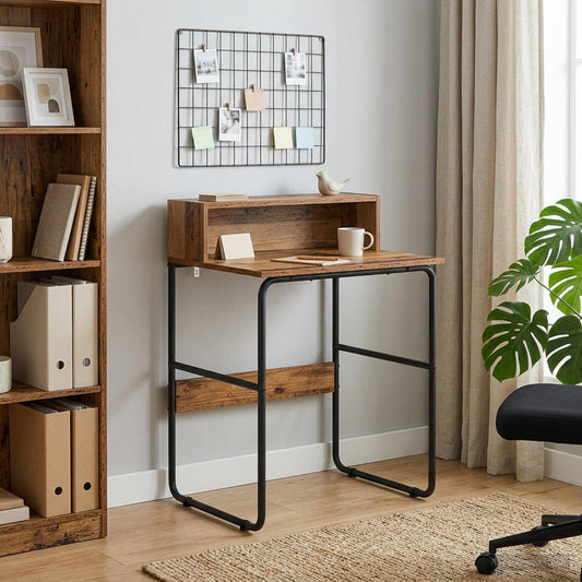 Bureau met opbergruimte Oud hout 60 x 50 x 91 cm is nu te koop bij PeponiXL, paradijselijk wonen!
