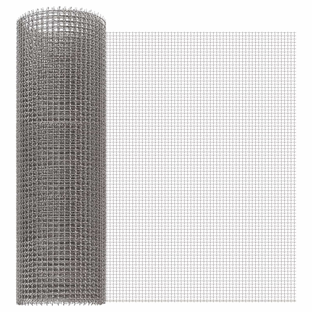 Gaas Scherm 40 x 200 cm 3 Mesh RVS 201 Zilverkleurig is nu te koop bij PeponiXL, paradijselijk wonen!