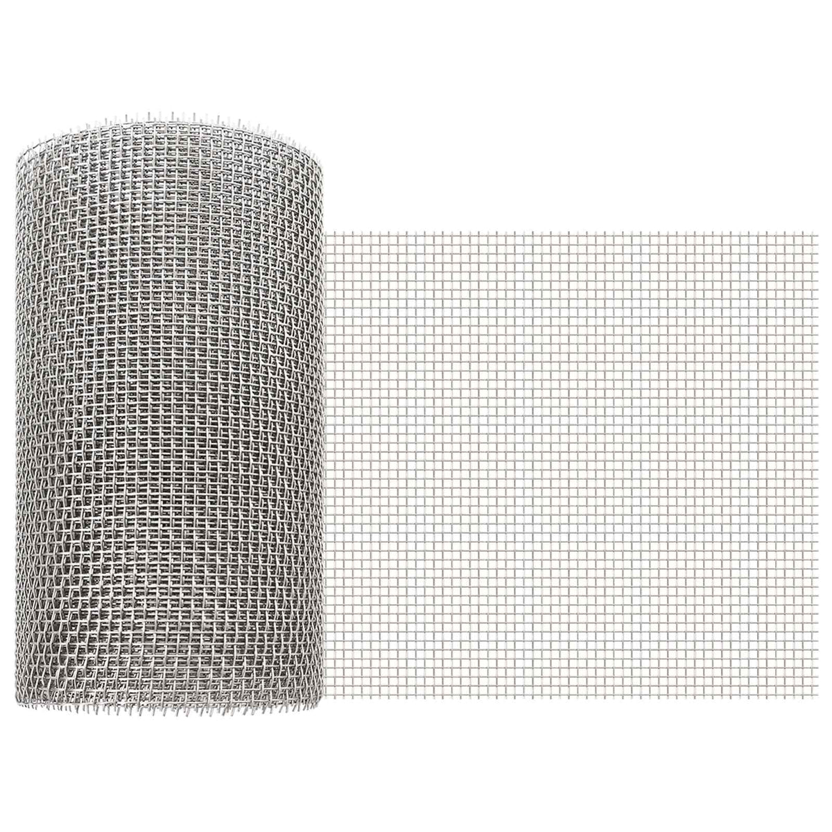 Gaas Scherm 20 x 500 cm 6 Mesh RVS 201 Zilverkleurig is nu te koop bij PeponiXL, paradijselijk wonen!