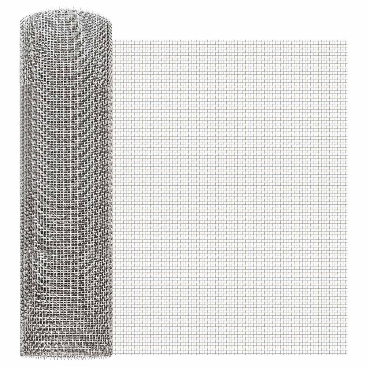 Gaas Scherm 40 x 200 cm 6 Mesh RVS 201 Zilverkleurig is nu te koop bij PeponiXL, paradijselijk wonen!